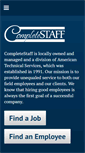 Mobile Screenshot of completestaff.net